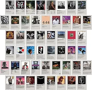 GIFTSFARM Album Cover Posters, Hip Hop Rap Wall Collage Kit, Music Wall Decor for Room Aesthetic, Unique Christmas Gifts, Aesthetic Poster for Wall Decor, Rapper Posters for Bedroom Living Room Dorm